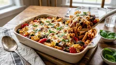 Ziti alle verdure al forno: una cena sostanziosa che può essere preparata per diversi giorni