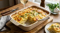 Patate al forno con salsa al burro e crosta dorata: ricetta passo passo